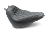 Mustang 18-21 Harley Heritage Classic, Deluxe Wide Tripper Solo Seat Diamond Stitch - Black thumbnail 1