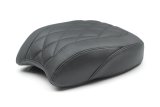 Mustang 18-21 Harley Heritage Classic, Deluxe Wide Tripper Passenger Seat Diamond Stitch - Black thumbnail 1