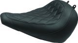 Mustang 18-21 Harley Fat Boy Wide Tripper Solo Seat Diamond Stitch - Black thumbnail 2