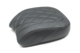 Mustang 18-21 Harley Low Rider, Sport Glide Wide Tripper Passenger Seat Diamond Stitch - Black thumbnail 1