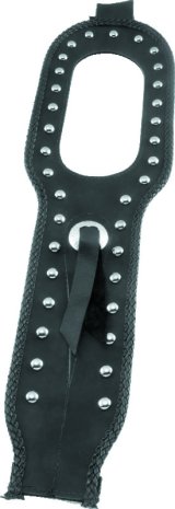 Mustang 91-03 Harley Dyna Tank Bib w/Studs - Black thumbnail 2