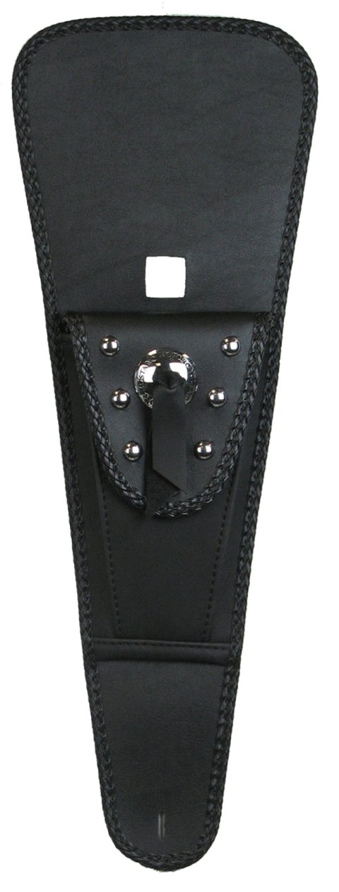 Mustang 05-08 Suzuki Boulevard, VL800 Volusia Cruiser Tank Bib w/Studs - Black thumbnail 1
