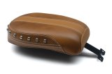 Mustang 15-21 Indian Scout Standard Touring Passenger Seat w/Studs - Brown thumbnail 1