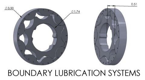 Boundary 05-14 Ford Modular Motor/Shelby GT500 3V 4.6L/5.4L V8 Billet Oil Pump Gear thumbnail 2
