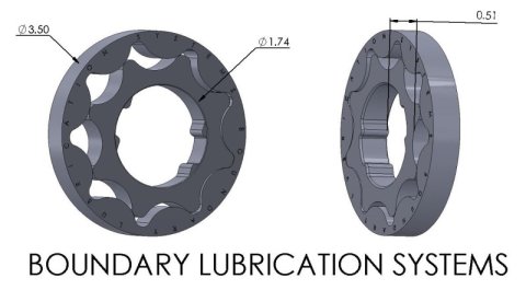 Boundary 05-14 Ford Modular Motor/Shelby GT500 3V 4.6L/5.4L V8 Billet Oil Pump Gear thumbnail 2