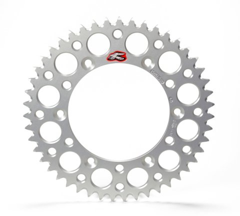 Renthal 08-23 Kawasaki KLX140L Rear Grooved Sprocket - Silver 428-51P Teeth thumbnail 2