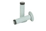 Renthal Soft/Firm MX Dual Compound Grips Tapered 1/2 Waffle - Gray/Black thumbnail 2