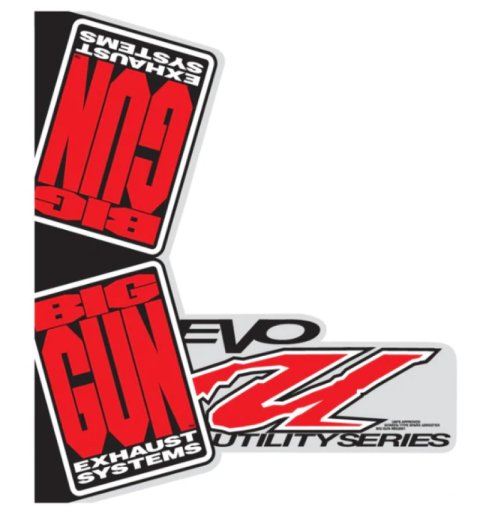 Big Gun EVO U Muffler Wrap Decal thumbnail 1