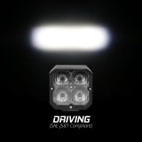 XK Glow Flush Mount XKchrome 20w LED Cube Light w/ RGB Accent Light Kit w/ Cntrlr- Driving Beam 2pc thumbnail 4