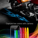 XK Glow Curb FX Bluetooth XKchrome App Waterproof LED Projector Welcome Light Tatoo Style 4pc thumbnail 1