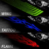 XK Glow Curb FX Bluetooth XKchrome App Waterproof LED Projector Welcome Light Tatoo Style 4pc thumbnail 2