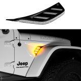 XK Glow Amber Jeep Air Vent Light w/ Turn Signal & Running Light thumbnail 1