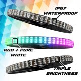 XK Glow XKmax 16.5in LED Ultra 3-Row Wheel Ring Light Kit w/ RGBW Color Chasing thumbnail 3