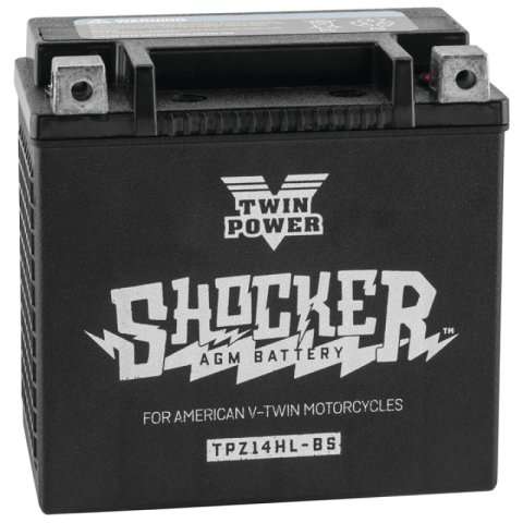 Twin Power YTX-14L Shocker Battery Replaces H-D 65958-04 220 CCA thumbnail 2