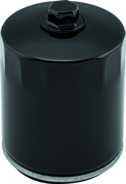 Twin Power Twin Cam and M8 Black Oil Filter With Nut Replaces H-D 63798-99 with Backflow Valve thumbnail 2