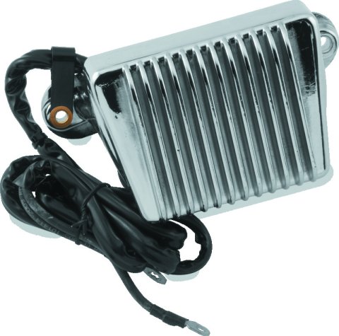 Twin Power 02-03 FLH FLT Voltage Regulator Chrome Replaces H-D 74505-02