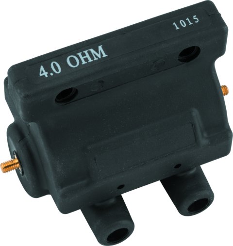 Twin Power 80-84 Big Twin and XL Ignition Coil Black Replaces H-D 31609-80 4 Ohm Original Style thumbnail 1
