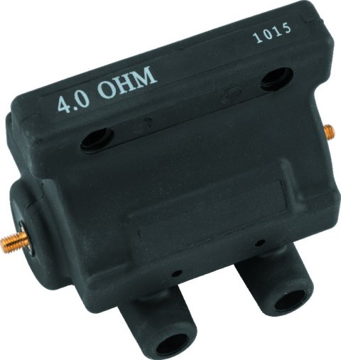 Twin Power 80-84 Big Twin and XL Ignition Coil Black Replaces H-D 31609-80 4 Ohm Original Style thumbnail 2