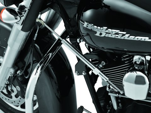 Twin Power 00-08 FLH FLT Satin Steering Damper Kit thumbnail 1
