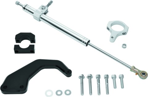 Twin Power 00-08 FLH FLT Satin Steering Damper Kit thumbnail 3