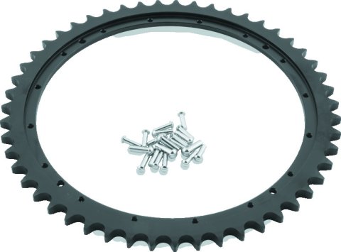 Twin Power 57-78 XL 30-E58 FL Drum Brake Rear Sprocket Replaces H-D 41470-30 51 Teeth thumbnail 2