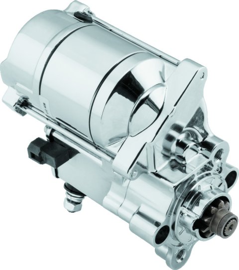 Twin Power 81-Up XL Models Chrome 1.4KW Starter Replaces H-D 31390-86 31390-91F thumbnail 2