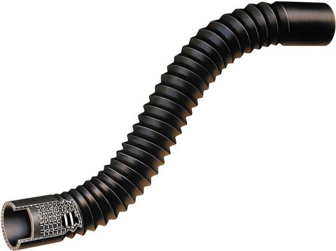 Gates 93-98 Lincoln Mark VIII V-8 4.6L Lower - Rad. To Tee Flexible Coolant Hose (Standard)