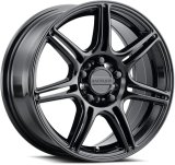 Raceline 148B Apex 18x8 / 5x112/5x120 BP / 40mm Offset / 74.1 Bore - Gloss Black Wheel thumbnail 7