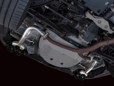 AWE Tuning 22-25 Subaru VB WRX Track Edition Axle-Back Exhaust - Diamond Black Tips thumbnail 8