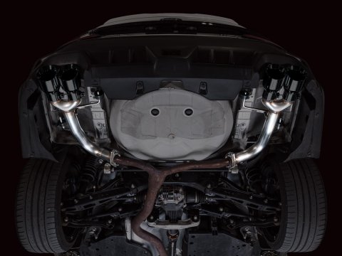 AWE Tuning 22-25 Subaru VB WRX Track Edition Axle-Back Exhaust - Diamond Black Tips thumbnail 9