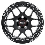 Weld Solana Beadlock 15x10 / 5x114.3 BP / ET25 / 6.48in BS / 78.1 Dia - Gloss Black MIL Wheel thumbnail 2