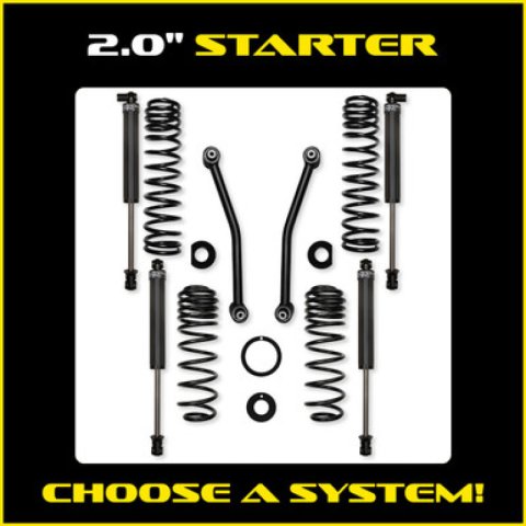Rock Krawler 19+ Jeep Gladiator JT (Gas) 2in Starter Suspension System
