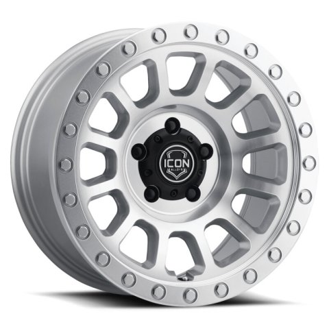 ICON Hulse 18x9 5x150 25mm Offset 6in BS Silver Machined thumbnail 4