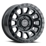 ICON Hulse 18x9 x5 -12mm Offset 4.5in BS Double Black thumbnail 4