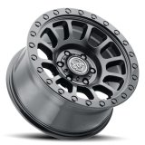 ICON Hulse 18x9 x5 -12mm Offset 4.5in BS Double Black thumbnail 5