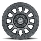 ICON Hulse 18x9 6x5.5 0mm Offset 5in BS Double Black thumbnail 6
