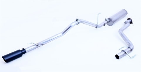 Gibson 24-25 Toyota Tacoma 2.4L Double Cab Short Bed Blk Elite Cat-Back Single Exhaust thumbnail 1