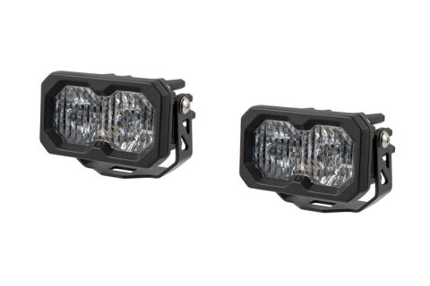Diode Dynamics C2 2.0 SAE/DOT White Pro Standard LED Pod (Pair)