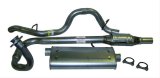 Crown Automotive Exhaust Kits 52018933K System, Cat-back, Single, Steel, Natural, Passenger Side Exit, Jeep, 2.5L, Kit thumbnail 1