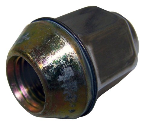 Crown Automotive Lug Nuts 6502738 Nut, Conical Seat, 12mm x 1.50 RH Thread Size, Steel, Chrome, Chrysler, Dodge, Jeep, Plymouth, Each