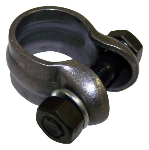 Crown Automotive Tie Rod Sleeve Clamps JA000837 Clamp, Sleeve, Left or Right, Inner or Outer, Steel, Black Painted, Jeep, Each