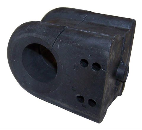 Crown Automotive Sway Bar Bushings 52088284AD Bushing, Front, Rubber, Black, 1.240 in. Diameter, Jeep, Each