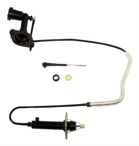 Crown Automotive Clutch Master Cylinder and Slave Kits for 2005-2006 WRANGLER - 52107652AM Hydraulic Assembly, Black, Metal, Plastic & Rubber, Use Existing Hardware