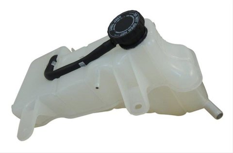 Crown Automotive Coolant Reservoirs 4596466AG Reservoir, Bolt-in, Plastic, White, Chrysler, Dodge, Each