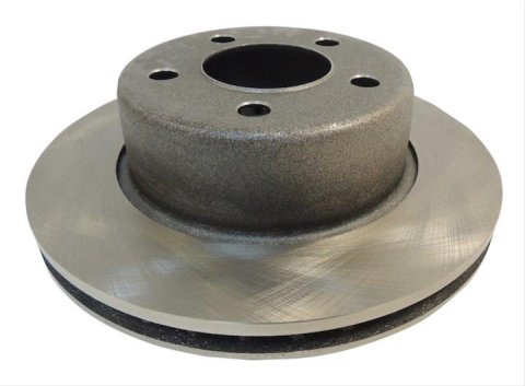 Crown Automotive Brake Rotors 52005000 Rotors, Solid Surface, Steel, Natural, Front, Jeep, Each