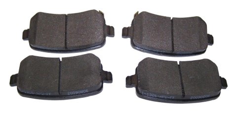 Crown Automotive Brake Pads for 2008-2010 GRAND CARAVAN, TOWN & COUNTRY, 2009-2010 JOURNEY - 68029887AA Pads, Semi-metallic, Rear, Chrysler, Dodge, Set