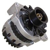Crown Automotive Alternators for 1987-1990 CHEROKEE, COMANCHE - 53003803 Alternator, CS130, 74 Amp, Sepentine Belt, Natural, Left Offset, Each thumbnail 1