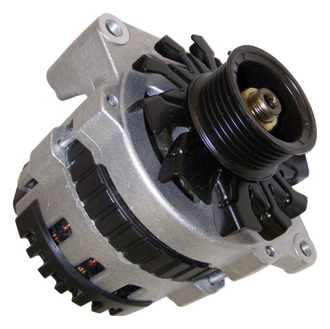 Crown Automotive Alternators for 1987-1990 CHEROKEE, COMANCHE - 53003803 Alternator, CS130, 74 Amp, Sepentine Belt, Natural, Left Offset, Each