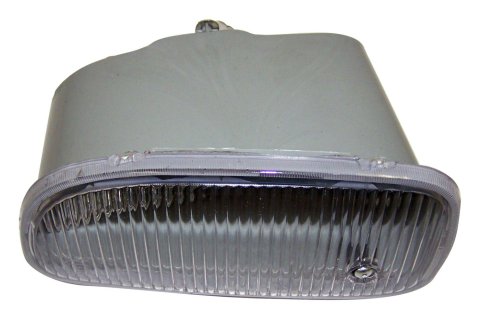 Crown Automotive Fog Lamps for 1999-2003 GRAND CHEROKEE - 55155136AB Lamp, Passenger Side Only, White Bulb, Clear Lens, Jeep, Each