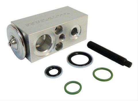 Crown Automotive Air Conditioning Expansion Valves 5143544AC Valve, Aluminum, Natural, Jeep, Each